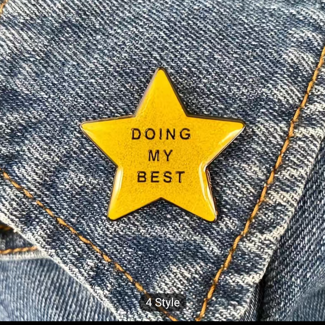 Slogan Lapel Pin