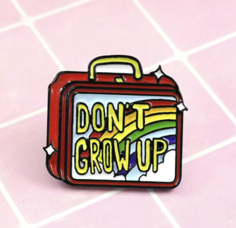 Slogan Lapel Pin