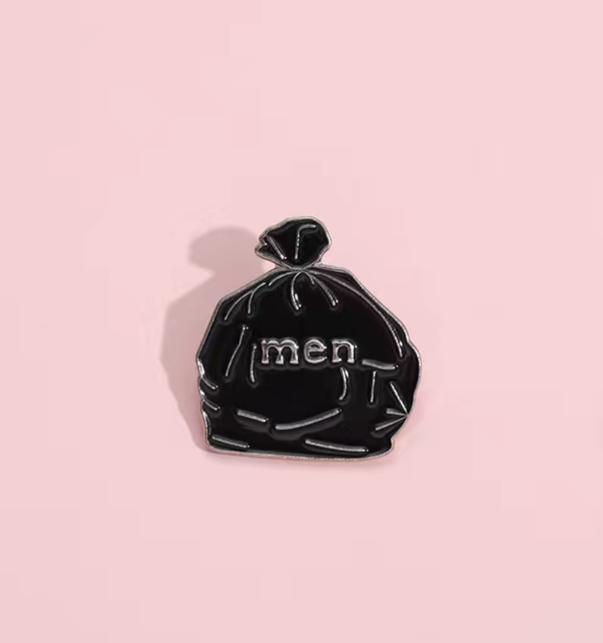 Slogan Lapel Pin