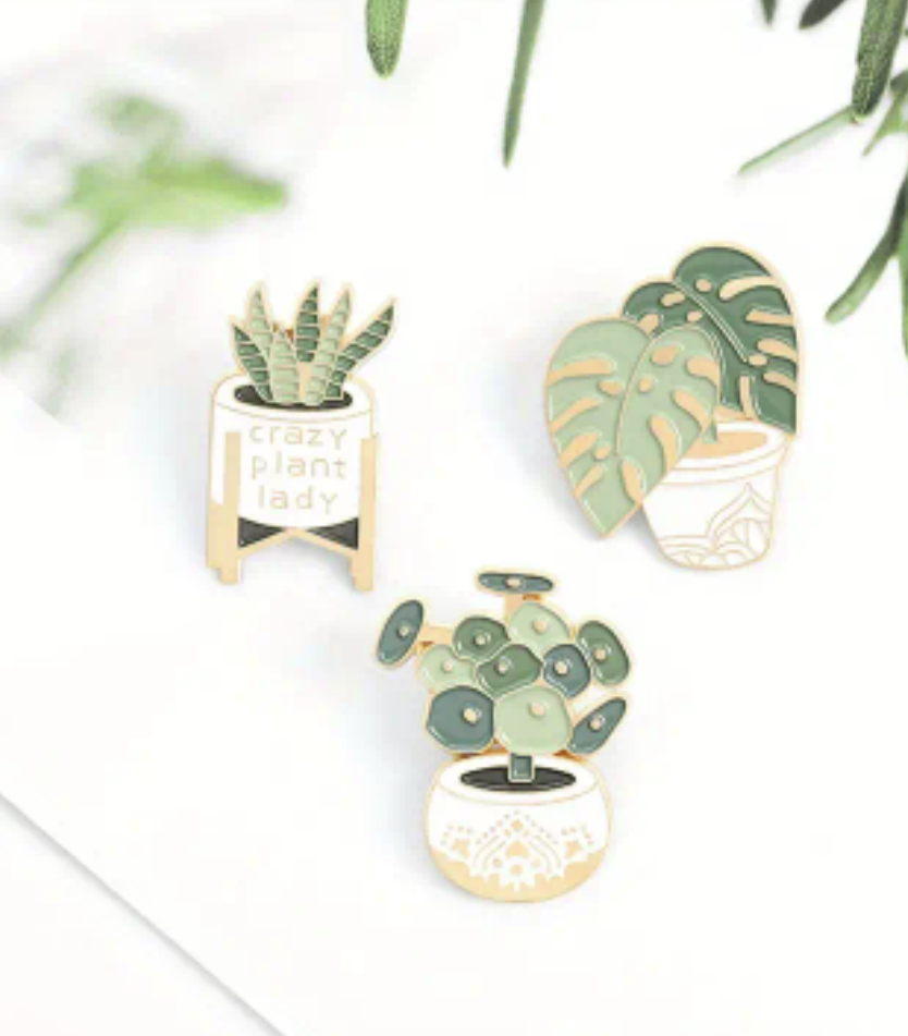 Plant Pin Badges