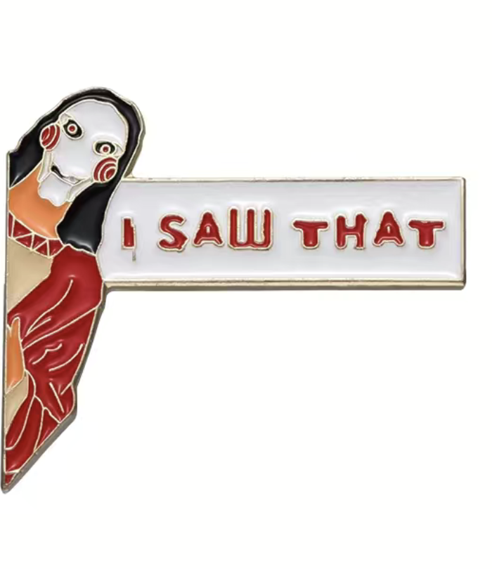 Slogan Lapel Pin