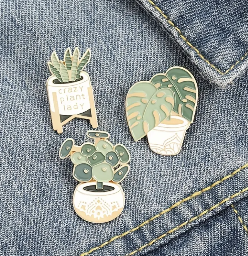 Plant Pin Badges