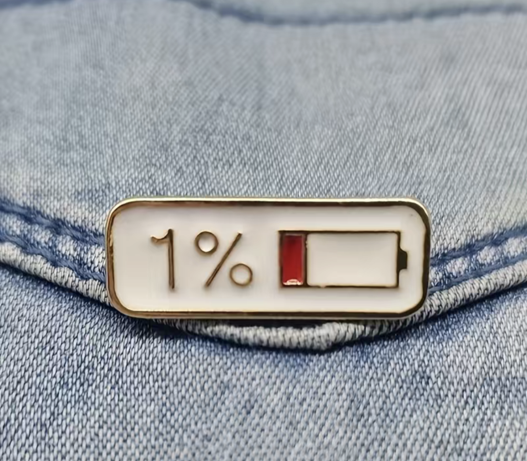 Slogan Lapel Pin