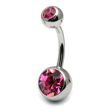 Double Jewelled Belly Bars