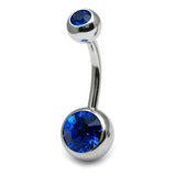 Double Jewelled Belly Bars