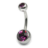 Double Jewelled Belly Bars