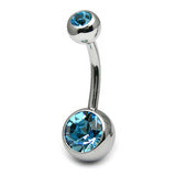 Double Jewelled Belly Bars