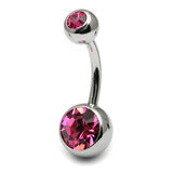 Double Jewelled Belly Bars