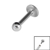 Titanium Labret - Internally threaded