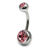 Double Jewelled Belly Bars
