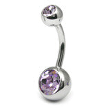 Double Jewelled Belly Bars