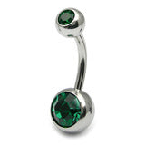 Double Jewelled Belly Bars