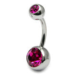 Double Jewelled Belly Bars