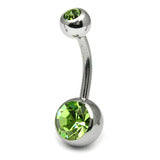 Double Jewelled Belly Bars