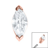 Single Marquise Jewel Attachment
