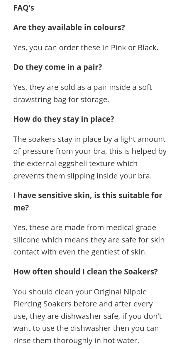 Nipple Piercing Aftercare Cleaning Device