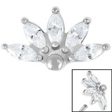Sunrise Marquise Fan - Top Only