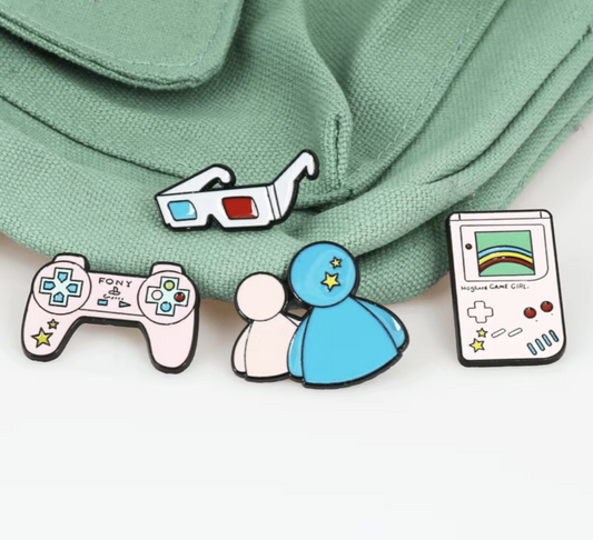 Retro Console Lapel Pins