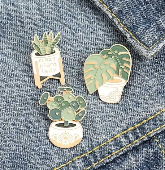Plant Pin Badges