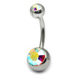 Double Jewelled Belly Bars