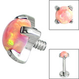Round Synth Opal Jewel Attachment