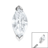 Single Marquise Jewel Attachment