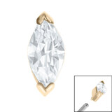Single Marquise Jewel Attachment
